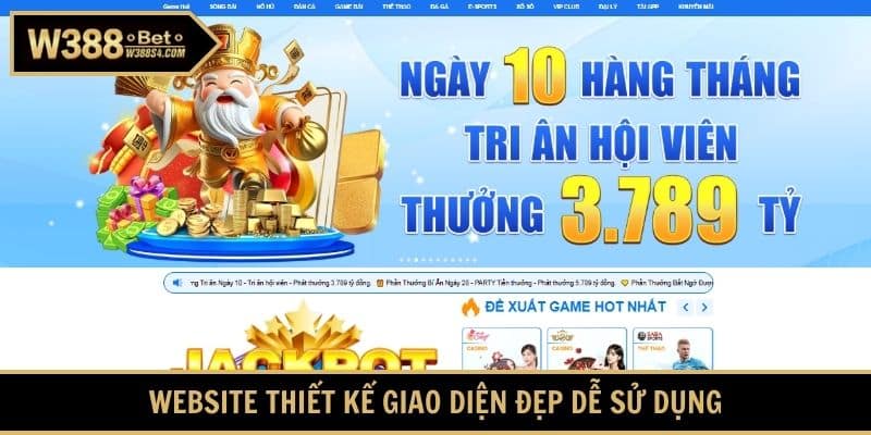 Website thiết kế giao diện đẹp dễ sử dụng